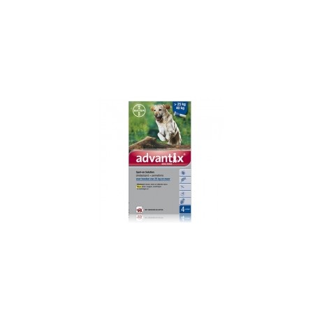 ADVANTIX 400/2000 DOG 25-40KG SPOT-ON 4X0.4ML