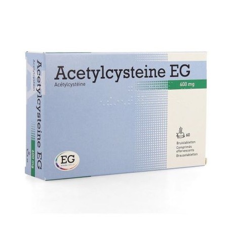 ACETYLCYSTEINE EG 600MG 60 COMPR EFF