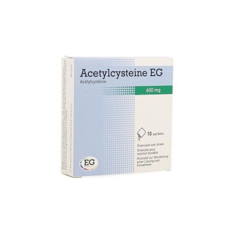 ACETYLCYSTEINE EG 600MG 10 SACH