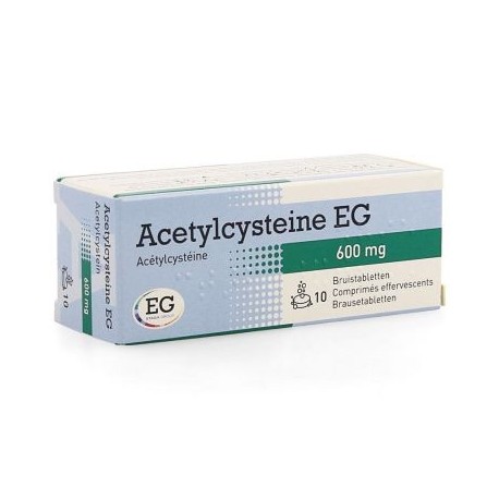 ACETYLCYSTEINE EG 600 MG 10 COMPR EFF