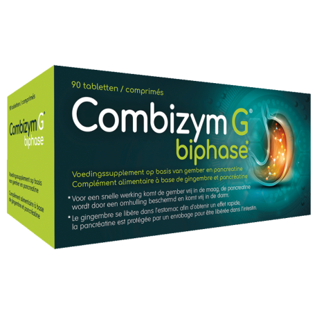 COMBIZYM G BIPHASE 15 COMPRIMES