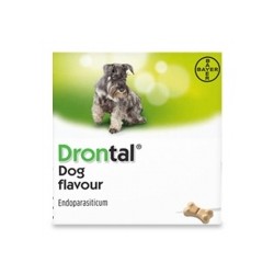 DRONTAL DOG TASTY BONE 150/144/5 2 COMPRIMES