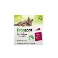 DRONSPOT VET. GRAND CHAT 96/24MG PIPETTES 2X1.12ML