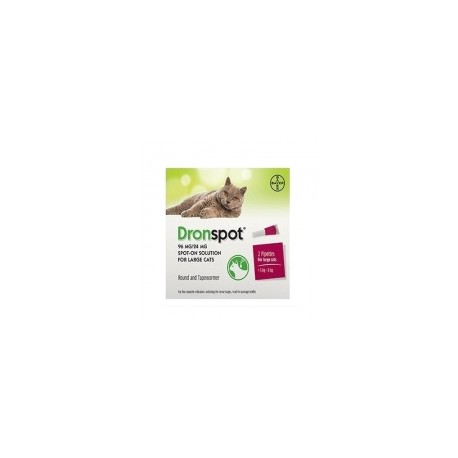 DRONSPOT VET. GRAND CHAT 96/24MG PIPETTES 2X1.12ML
