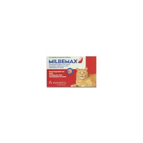 MILBEMAX VET CHATS DE PLUS DE 2KG 16/40MG 4COMPRIMES