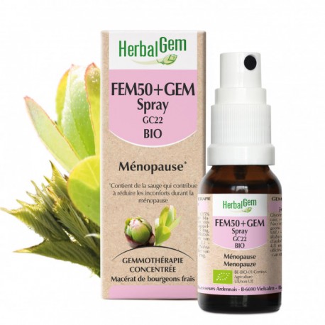 HERBALGEM FEM50+GEM SPRAY BIO MENOPAUSE 10ML