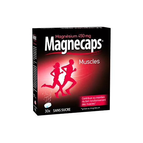 MAGNECAPS MUSCLES 30 COMPRIMES EFFERVESCENTS