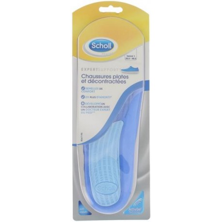 SCHOLL SEMELLES CHAUSS PLATES ET DECONTRACTEES T1