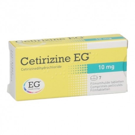 CETIRIZINE EG 10 MG 7 COMP