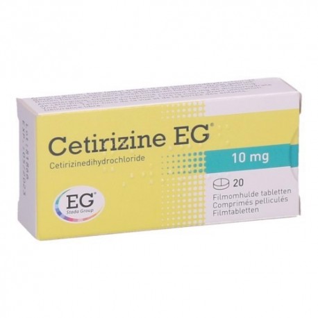 CETIRIZINE EG 10MG 20 COMP