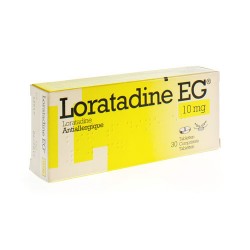LORATADINE EG 10 MG 30 GELULES