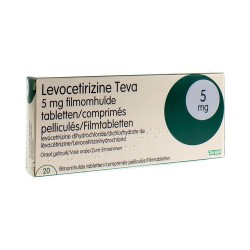LEVOCETIRIZINE TEVA 5MG 60 COMP