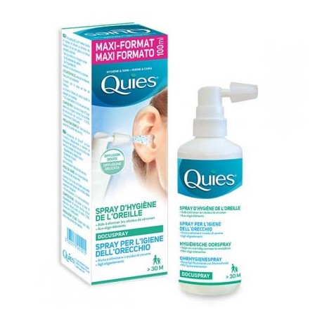 QUIES DOCUSPRAY HYGIENE DE L'OREILLE 100ML