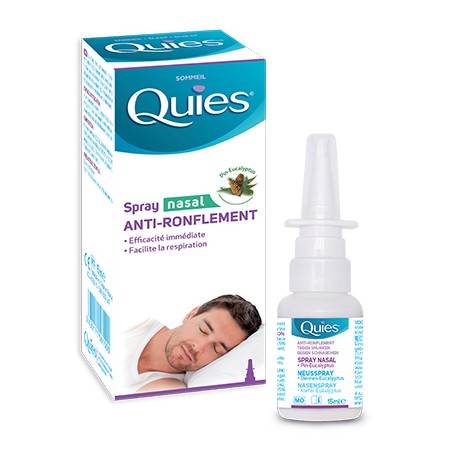 QUIES ANTI-RONFLEMENT SPRAY NASAL PIN-EUCALYPTUS