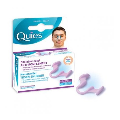 QUIES ANTI-RONFLEMENT BANDELETTES NASALES PETIT/MOYEN