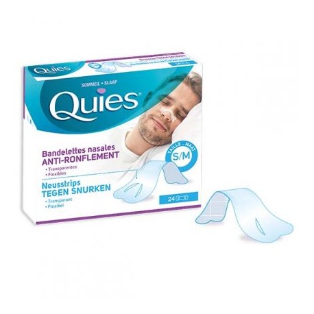QUIES BANDELETTES NASALES ANTI-RONFLEMENT