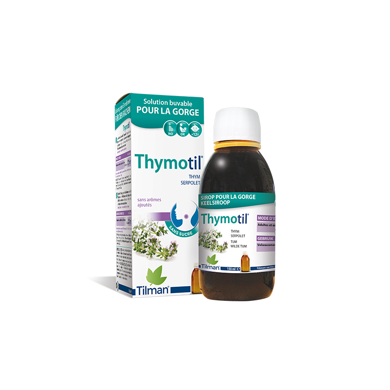 THYMOTIL SIROP SANS SUCRE 150ML - Corbiopharm