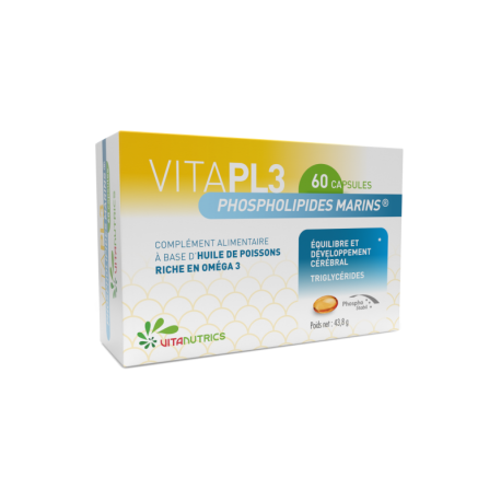 VITAPL3 PHOSPHOLIPIDES MARINS 60 CAPS