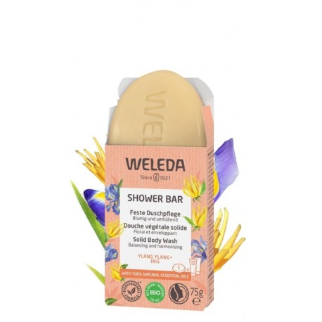 WELEDA SHOWER BAR YLANG YLANG+ IRIS 75G