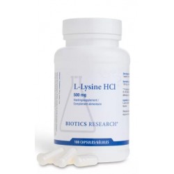 L LYSINE HCL 500 MG BIOTICS 100 CAPS