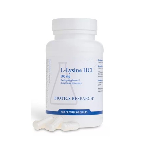 L LYSINE HCL 500 MG BIOTICS 100 CAPS