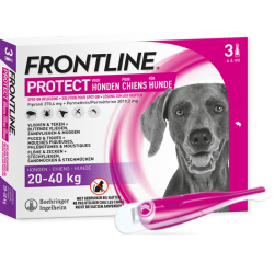 FRONTLINE PROTECT SPOT-ON SOL CHIEN 20-40 KG 3 PIPETTES