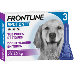 FRONTLINE SPOT-ON CHIEN 20-40KG 3 X 2.68ML