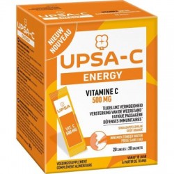 UPSA-C ENERGY VITAMINE C 500 MG 20 SACHETS ORODISPERSIBLES