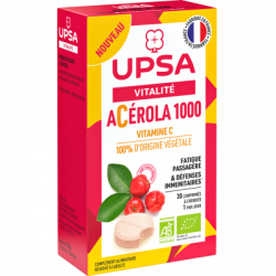 UPSA-C ENERGY ACEROLA 1000 30 COMP A CROQUER