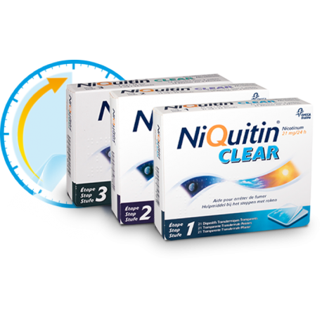 NIQUITIN CLEAR 21MG 21 PATCHS