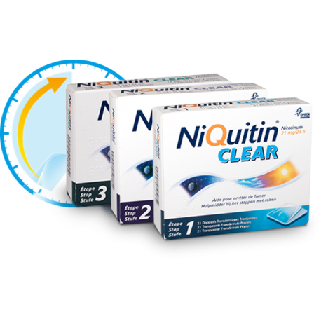 NIQUITIN CLEAR 14MG 21 PATCHS