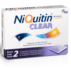 NIQUITIN CLEAR PATCHS TRANSDERMIQUES 14MG 14 PATCHS