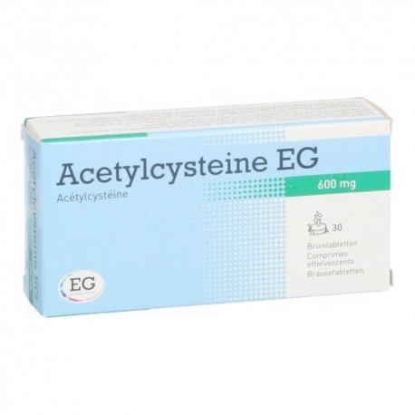 ACETYLCYSTEINE EG 600MG 30 COMP EFF