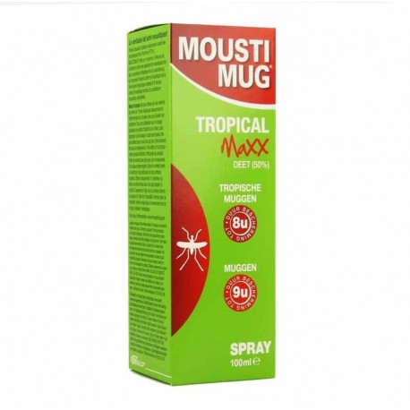 MOUSTIMUG TROPICAL MAXX DEET 50% SPRAY 100 ML