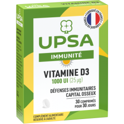 UPSA IMMUNITE VIT D3 1000 UI 30 COMP