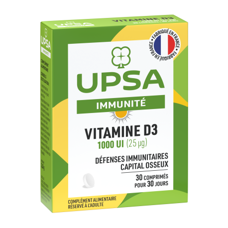 UPSA IMMUNITE VIT D3 1000 UI 30 COMP