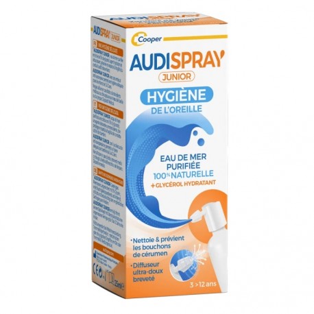 AUDISPRAY JUNIOR HYGIENE DE L'OREILLE 25ML