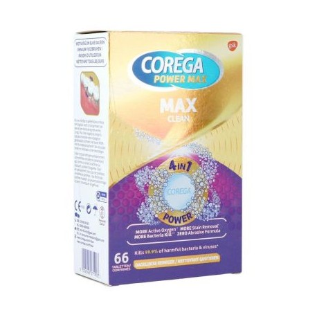 COREGA POWER MAX CLEAN 66 COMP