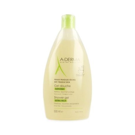 ADERMA GEL DOUCHE SURGRAS 500ML