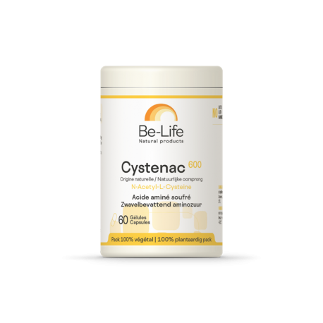 be-life cystenac 600 60 gelules