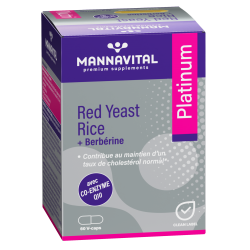 MANNAVITAL RED YEAST RICE + BERBERINE 60 CAPS