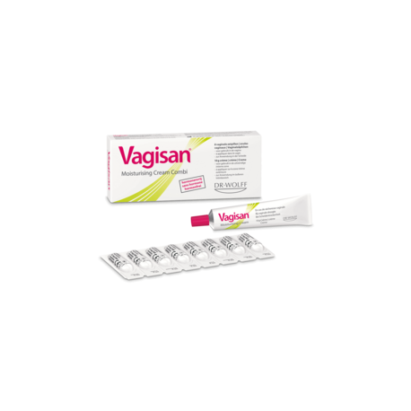 VAGISAN COMBI CREME 10 GR + 8 OVULES VAGINAUX 10 GR