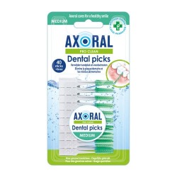 DENTAL PICKS MEDIUM AXORAL 40 STICKS