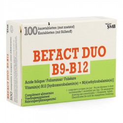 BEFACT DUO B9-B12 100 COMPRIMES