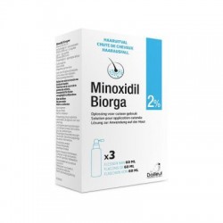 MINOXIDIL 2% CHUTE DE CHEVEUX SOL BAILLEUL 3X60ML
