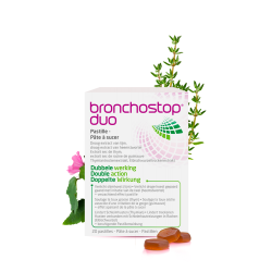 BRONCHOSTOP DUO 20 PASTILLES A SUCER