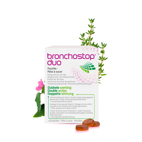 BRONCHOSTOP DUO 20 PASTILLES A SUCER