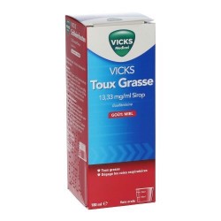 VICKS TOUX GRASSE SIROP 180ML