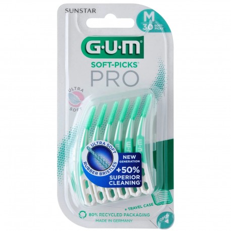 GUM SOFT PICKS M 30 PIECES