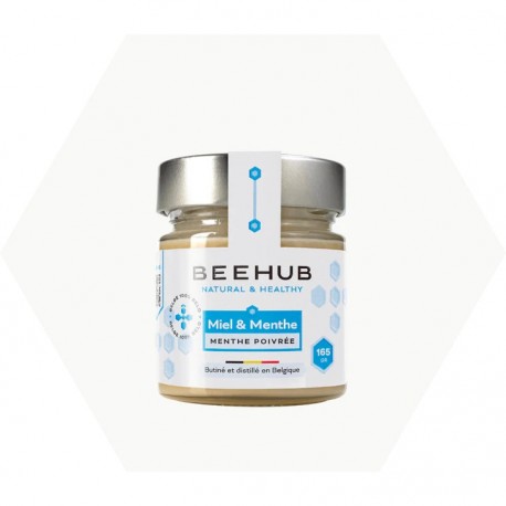 BEEHUB MIEL & MENTHE POIVREE 165 GR